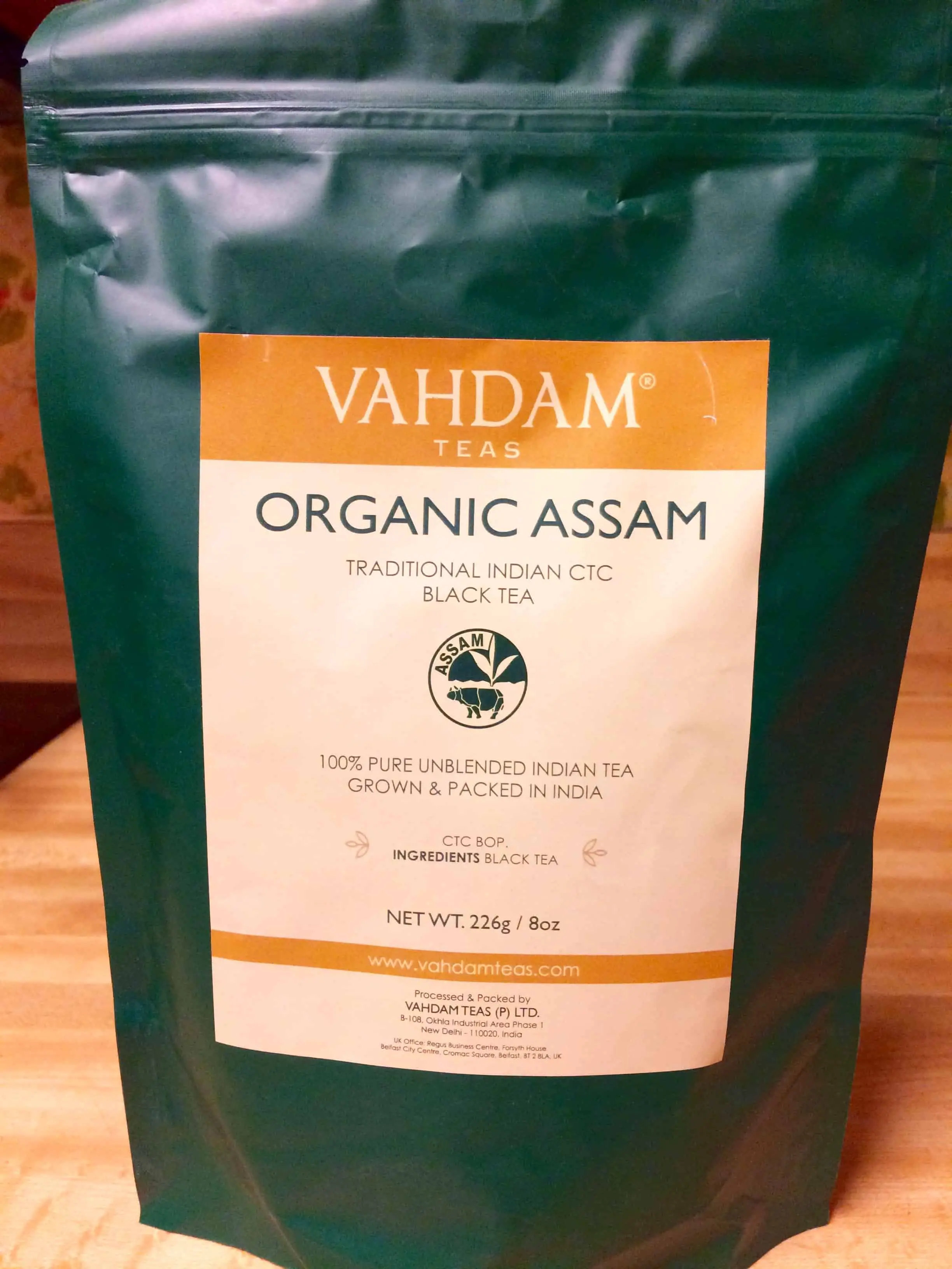 One of the best Assam black teas is from Vahdam Tea Co