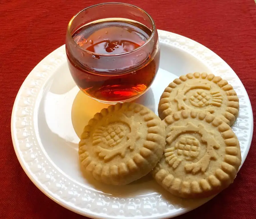 Assam black tea and Christmas cookies