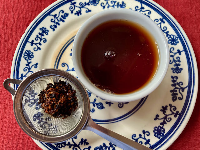 caffeine-free loose-leaf honeybush tea